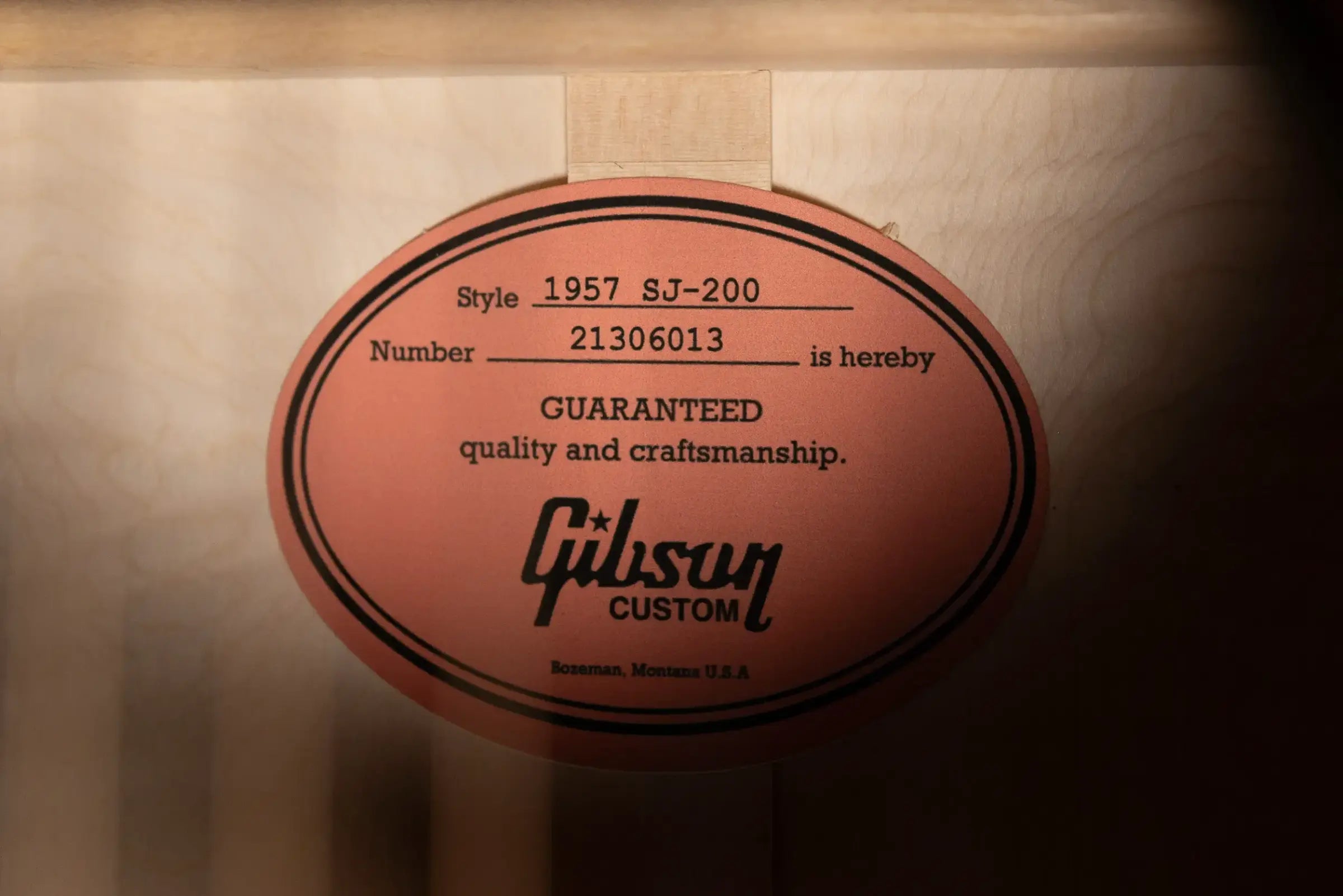 Gibson Custom Shop 1957 SJ-200 Acoustic Guitar - Vintage Sunburst with Hardshell Case