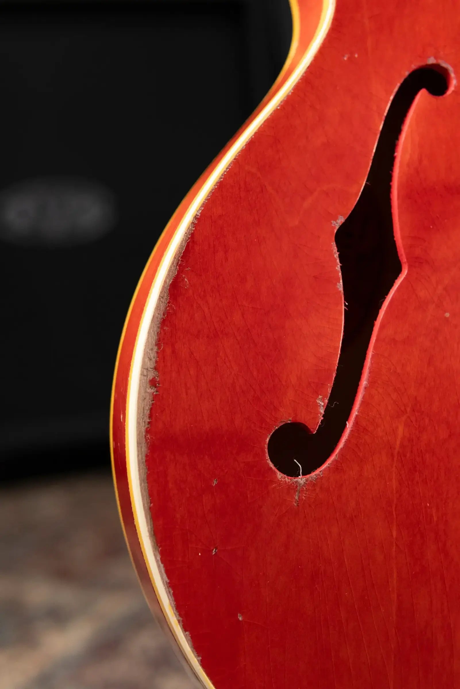 Gibson Custom Shop 1958 ES-335 Unbound Murphy Lab Heavy Aged Semi-Hollow Electric Guitar - Watermelon with Hardshell Case