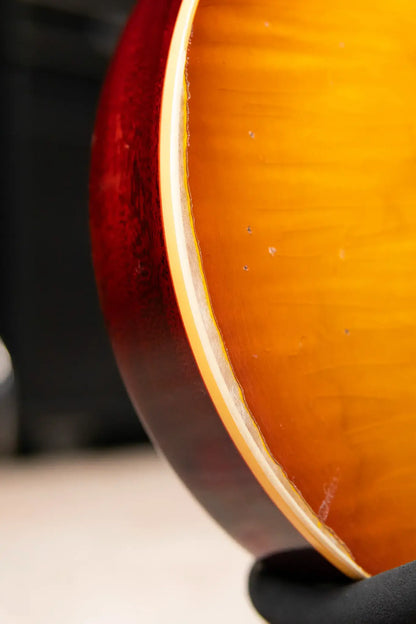 Gibson Custom Shop 1958 Les Paul Standard BOTB Page 153 Murphy Lab Heavy Aged Electric Guitar - Sunburst with Hardshell Case