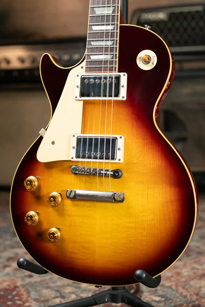 Gibson Custom Shop 1958 Les Paul Standard Reissue VOS Left-Handed - Bourbon Burst with Hardshell Case