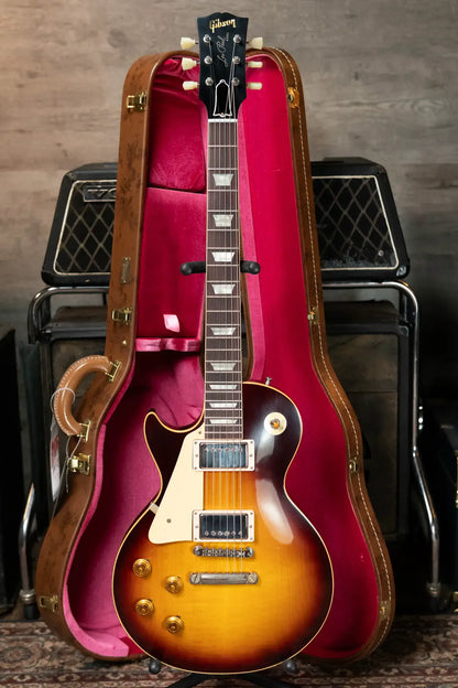 Gibson Custom Shop 1958 Les Paul Standard Reissue VOS Left-Handed - Bourbon Burst with Hardshell Case