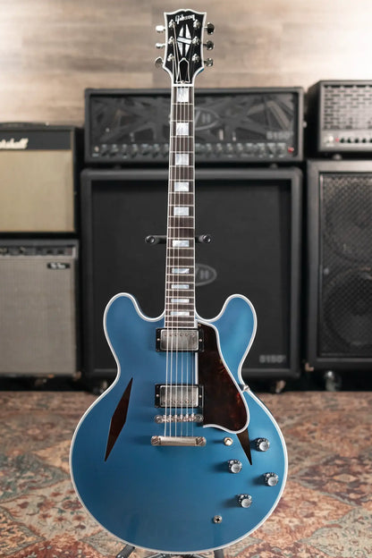 Gibson Custom Shop 1959 ES-355 Diamond Semi-Hollow VOS Electric Guitar - Pelham Blue with Hardshell Case