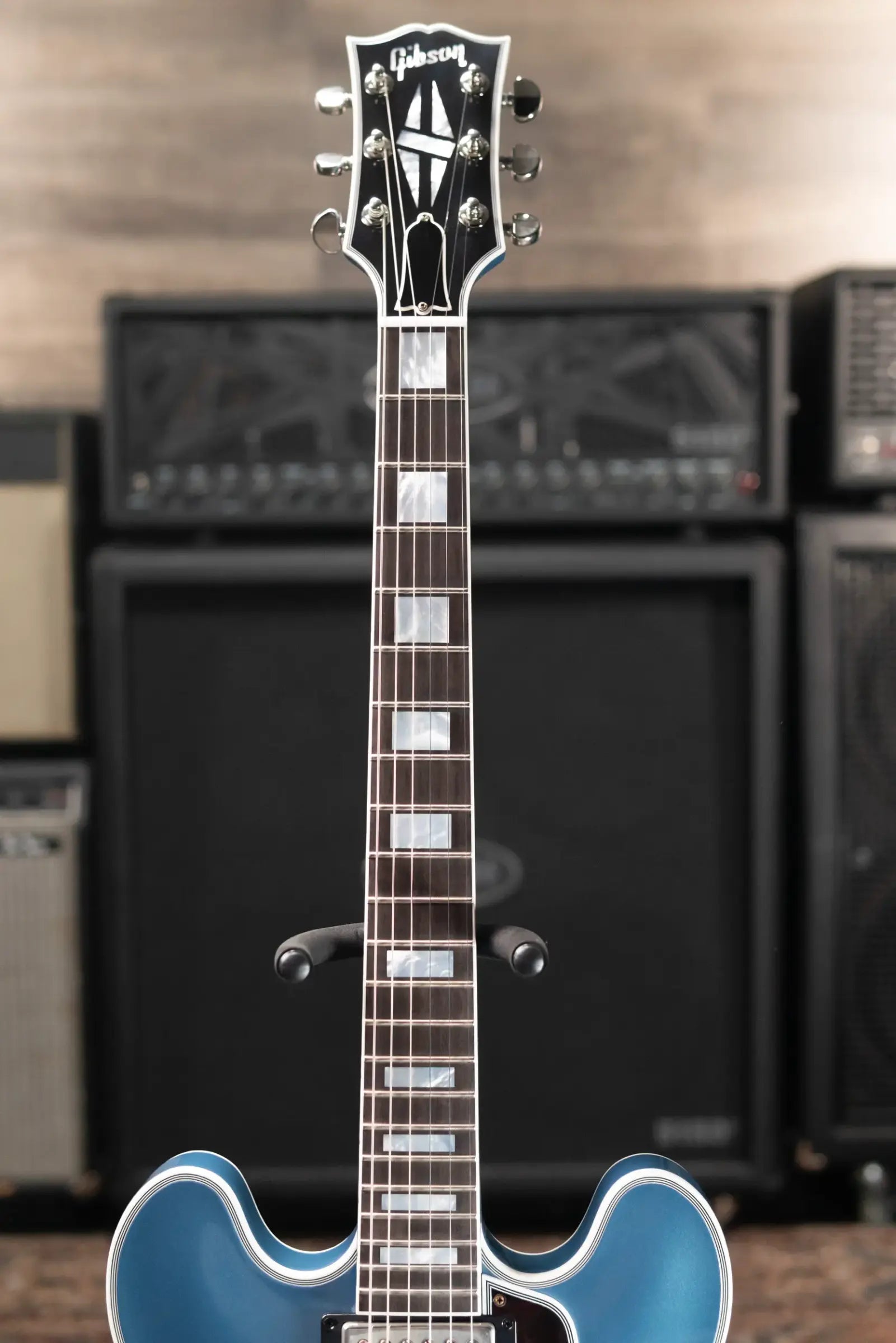 Gibson Custom Shop 1959 ES-355 Diamond Semi-Hollow VOS Electric Guitar - Pelham Blue with Hardshell Case