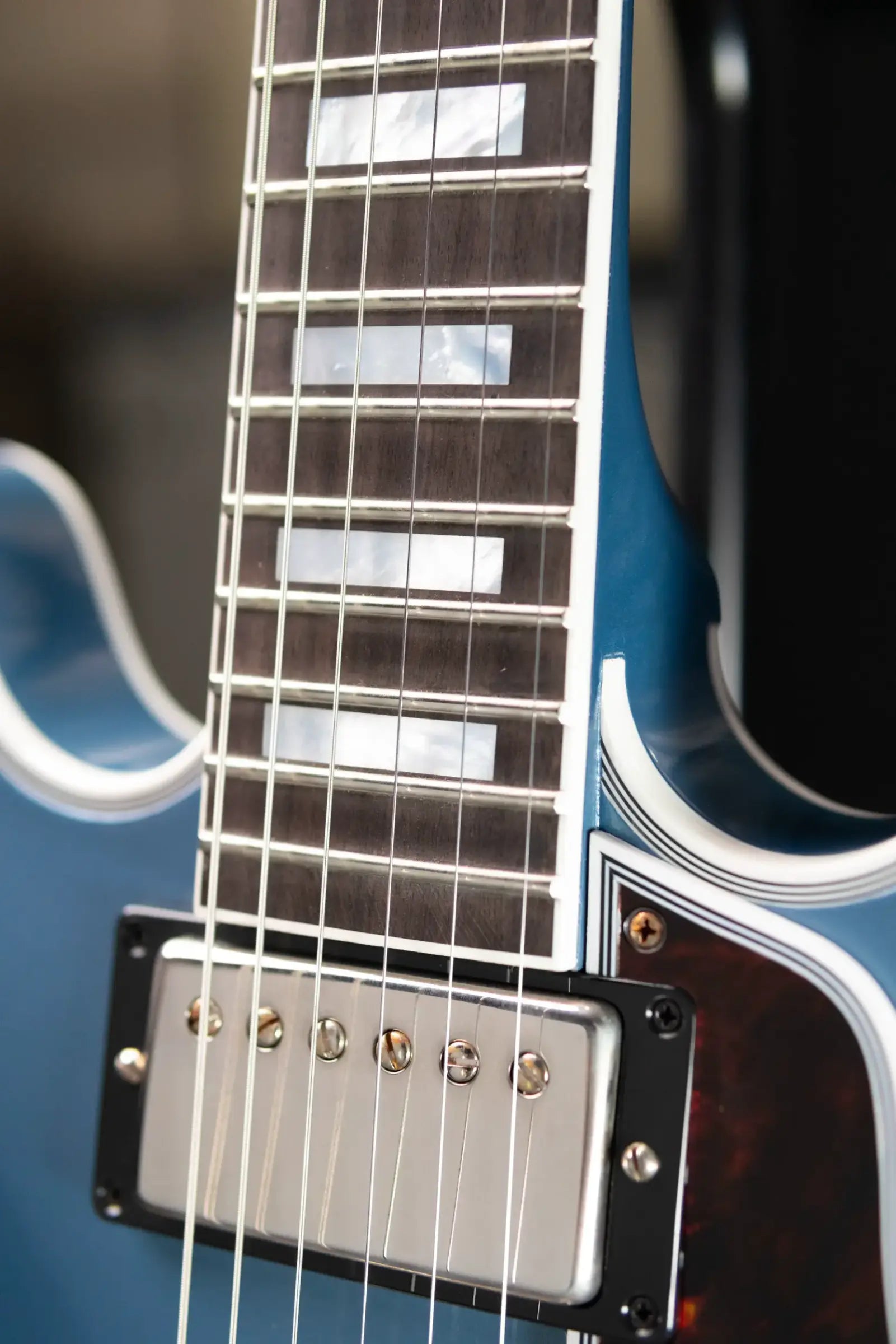 Gibson Custom Shop 1959 ES-355 Diamond Semi-Hollow VOS Electric Guitar - Pelham Blue with Hardshell Case