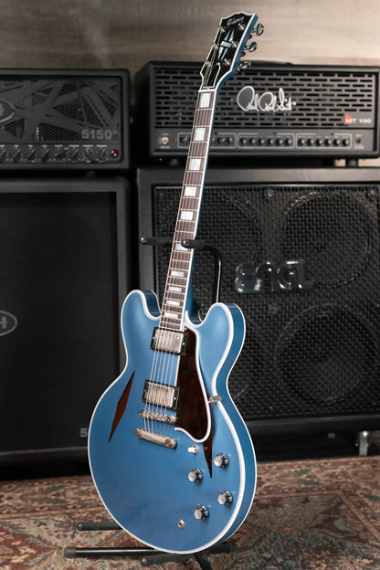 Gibson Custom Shop 1959 ES-355 Diamond Semi-Hollow VOS Electric Guitar - Pelham Blue with Hardshell Case