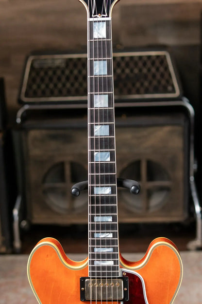 Gibson Custom Shop 1959 ES-355 Reissue Stop Bar Murphy Lab Light Aged Semi-Hollow Electric Guitar - Watermelon Red with Hardshell Case