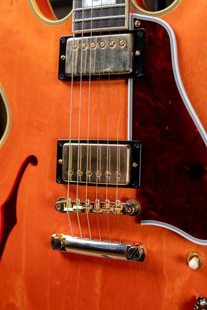 Gibson Custom Shop 1959 ES-355 Reissue Stop Bar Murphy Lab Light Aged Semi-Hollow Electric Guitar - Watermelon Red with Hardshell Case