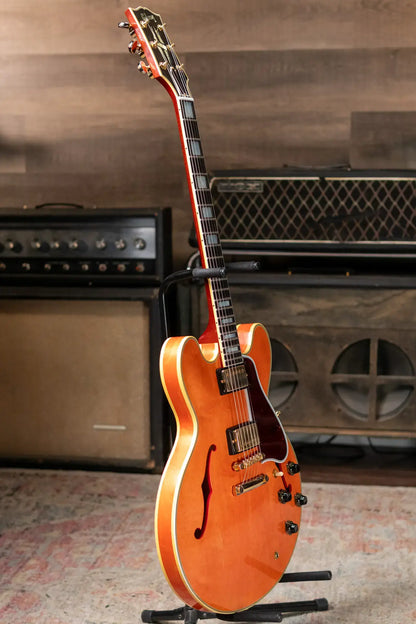 Gibson Custom Shop 1959 ES-355 Reissue Stop Bar Murphy Lab Light Aged Semi-Hollow Electric Guitar - Watermelon Red with Hardshell Case