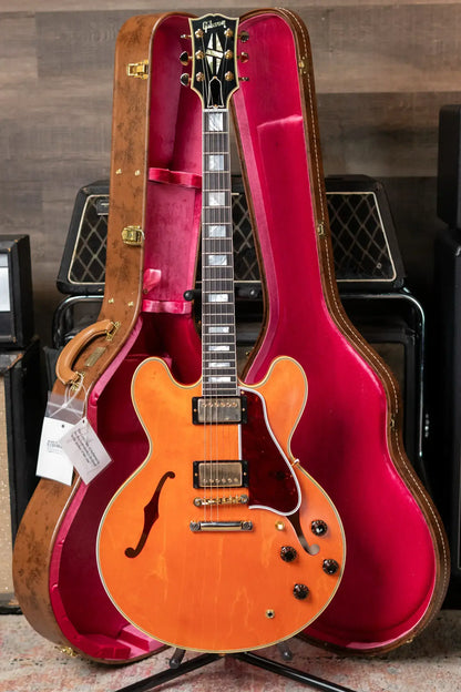 Gibson Custom Shop 1959 ES-355 Reissue Stop Bar Murphy Lab Light Aged Semi-Hollow Electric Guitar - Watermelon Red with Hardshell Case