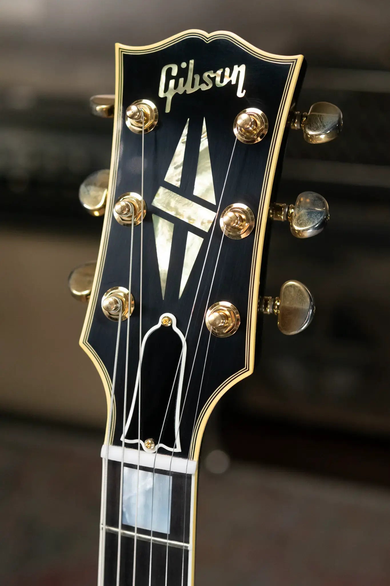 Gibson Custom Shop 1959 ES-355 Reissue Stop Bar VOS Semi-Hollow Electric Guitar - Ebony with Hardshell Case
