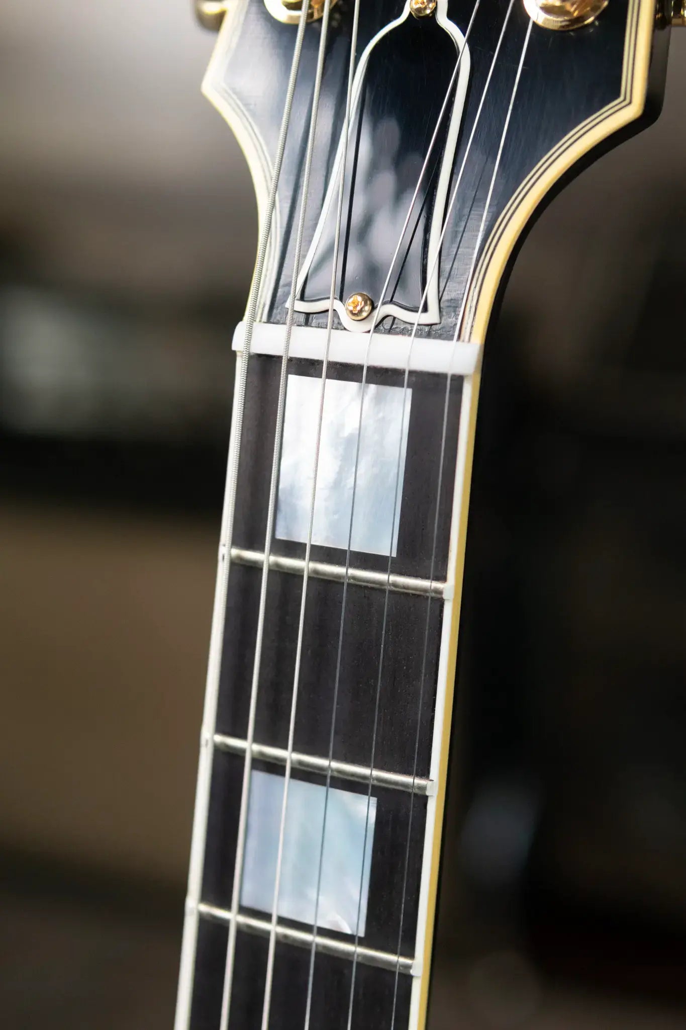 Gibson Custom Shop 1959 ES-355 Reissue Stop Bar VOS Semi-Hollow Electric Guitar - Ebony with Hardshell Case
