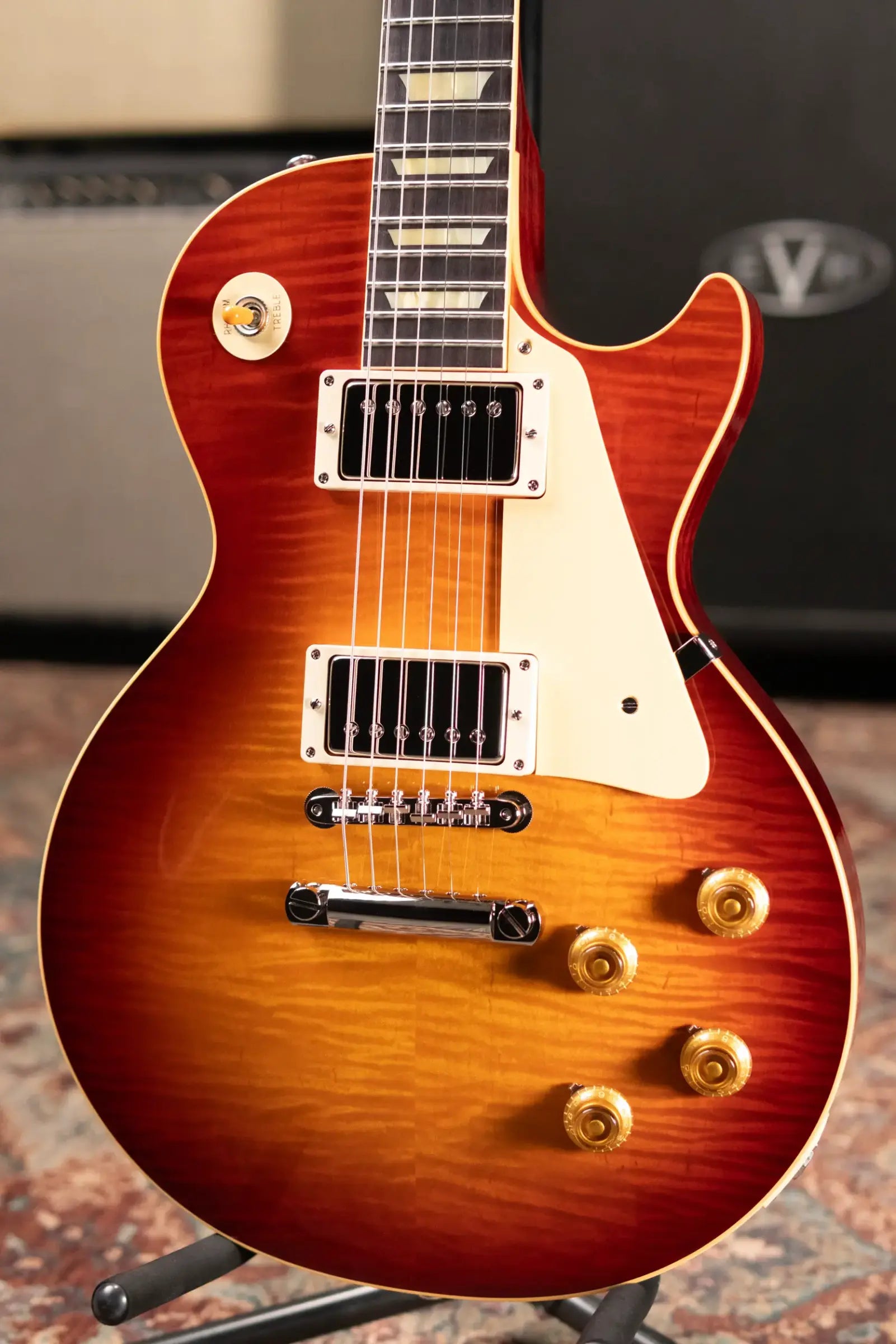 Gibson Custom Shop 1959 Les Paul Standard BOTB Page 102 Electric Guitar - Sunburst with Hardshell Case