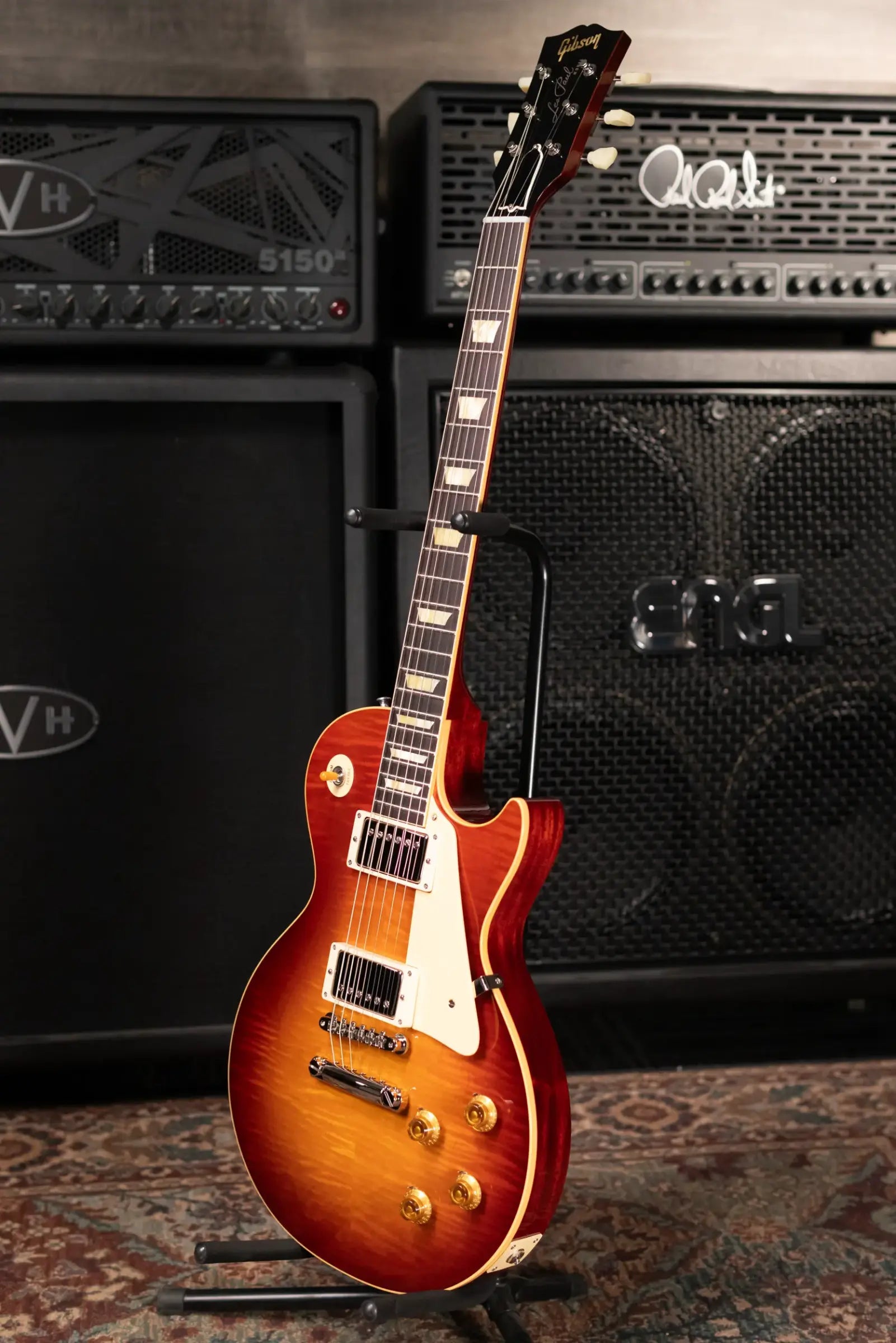 Gibson Custom Shop 1959 Les Paul Standard BOTB Page 102 Electric Guitar - Sunburst with Hardshell Case