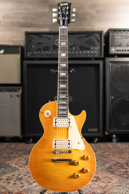 Gibson Custom Shop 1959 Les Paul Standard BOTB Page 40 VOS Electric Guitar - Sunburst with Hardshell Case
