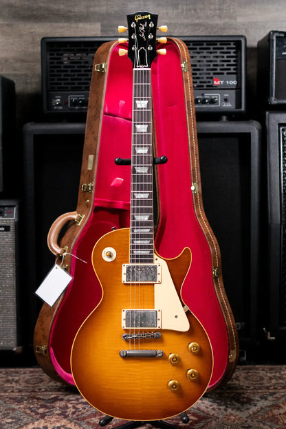 Gibson Custom Shop 1959 Les Paul Standard Murphy Lab Ultra Light Aged Electric Guitar - "AAA" Top, Super-Light Mahogany - Sunburst with Hardshell Case