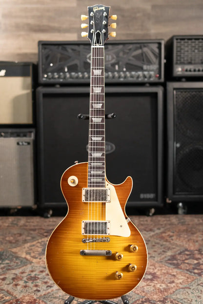 Gibson Custom Shop 1959 Les Paul Standard Reissue Murphy Lab Heavy Aged Electric Guitar - Golden Poppy Burst with Hardshell Case - Demo