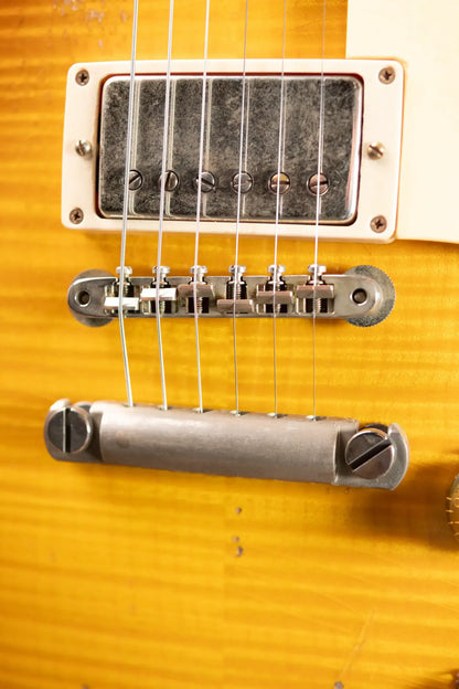 Gibson Custom Shop 1959 Les Paul Standard Reissue Murphy Lab Heavy Aged Electric Guitar - Golden Poppy Burst with Hardshell Case