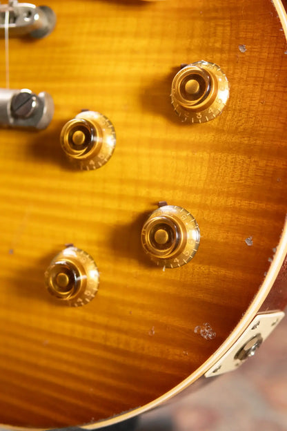 Gibson Custom Shop 1959 Les Paul Standard Reissue Murphy Lab Heavy Aged Electric Guitar - Golden Poppy Burst with Hardshell Case
