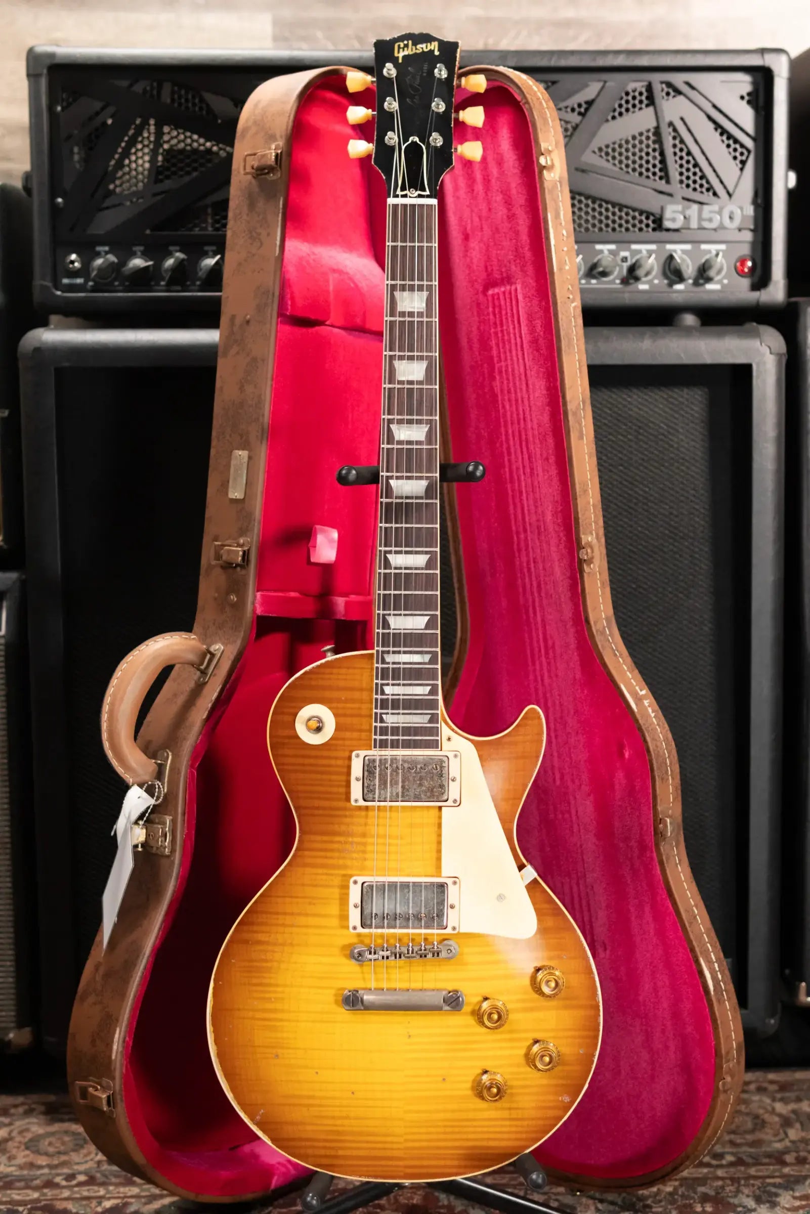 Gibson Custom Shop 1959 Les Paul Standard Reissue Murphy Lab Heavy Aged Electric Guitar - Golden Poppy Burst with Hardshell Case