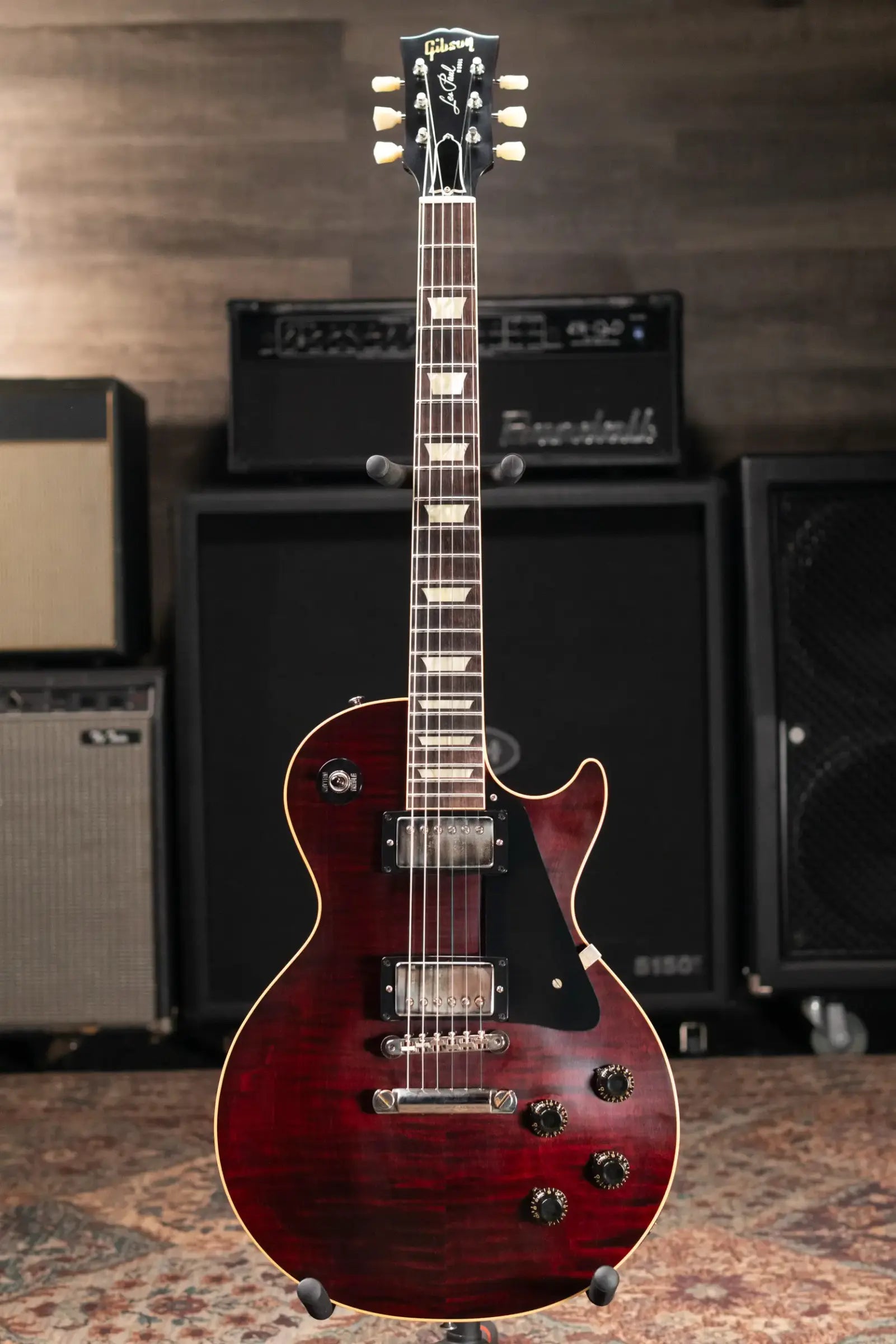 Gibson Custom Shop 1959 Les Paul Standard VOS Electric Guitar - Red Walnut with Hardshell Case