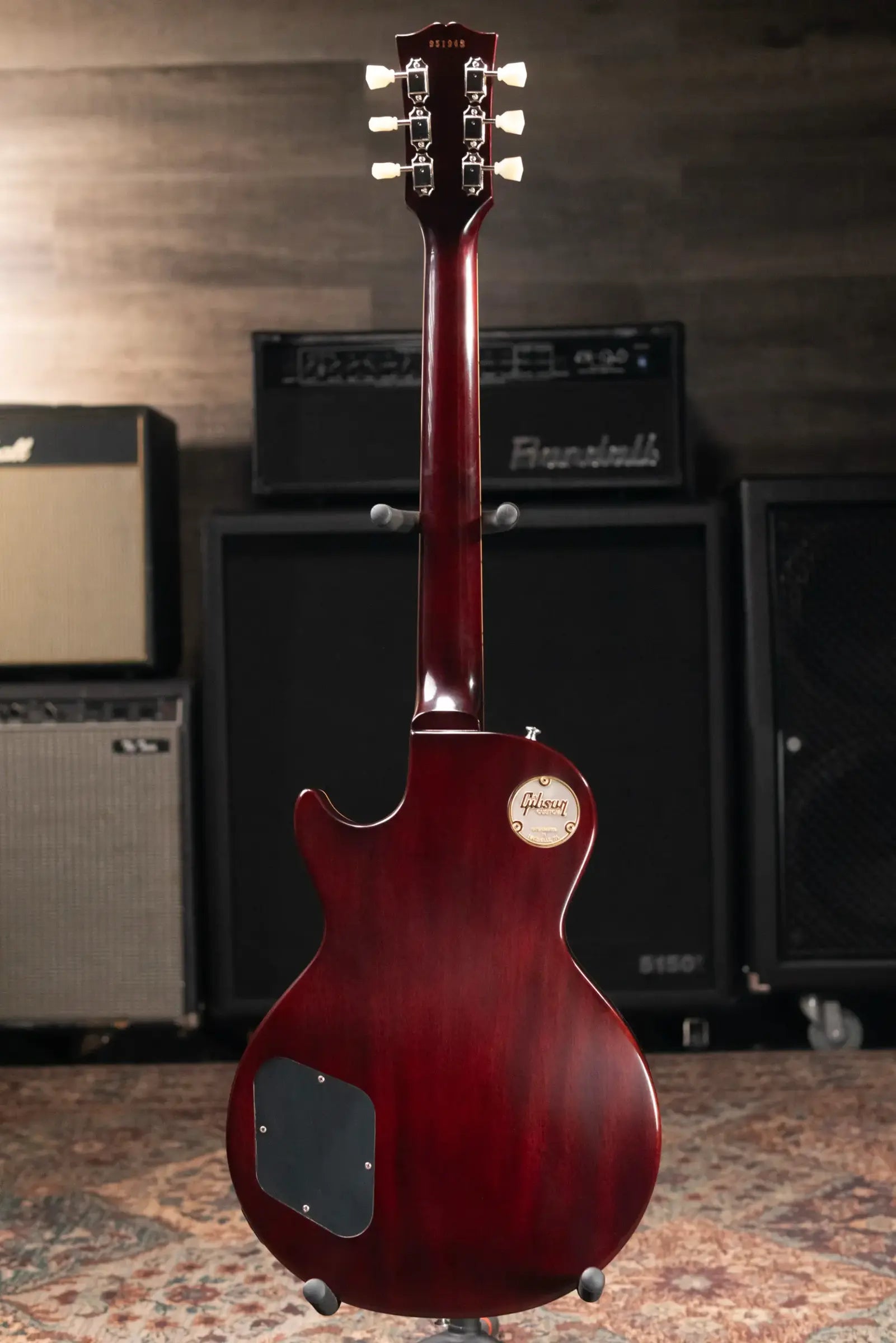 Gibson Custom Shop 1959 Les Paul Standard VOS Electric Guitar - Red Walnut with Hardshell Case