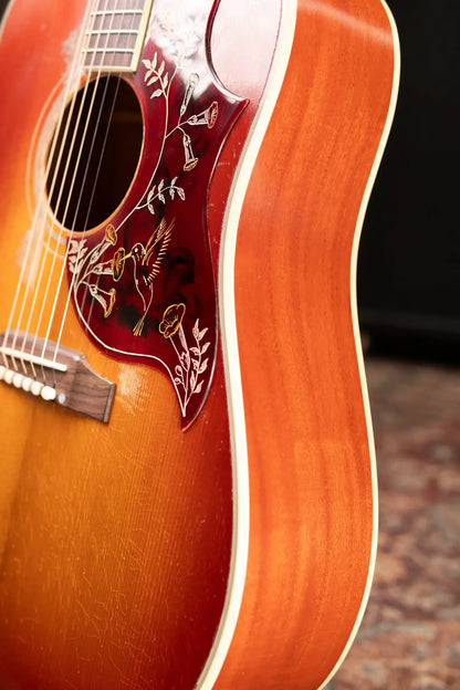 Gibson Custom Shop 1960 Hummingbird Murphy Lab Heavy Aged Dreadnought Acoustic Guitar - Heritage Cherry Sunburst with Hardshell Case