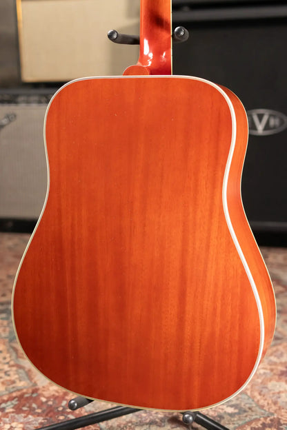 Gibson Custom Shop 1960 Hummingbird Murphy Lab Heavy Aged Dreadnought Acoustic Guitar - Heritage Cherry Sunburst with Hardshell Case