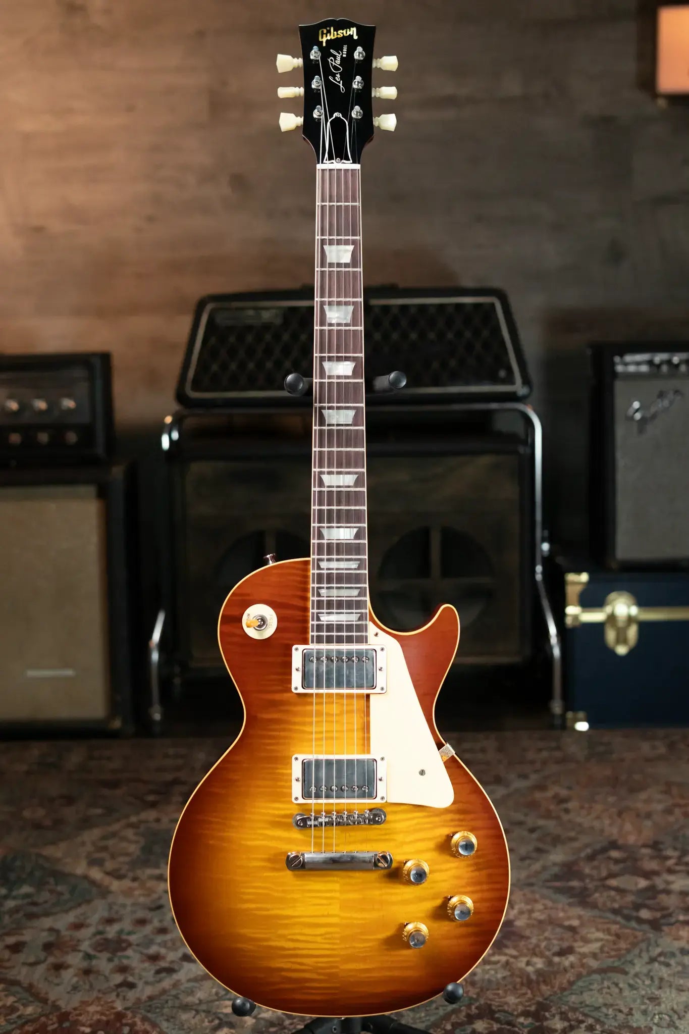 Gibson Custom Shop 1960 Les Paul Standard Reissue VOS - Iced Tea Burst with Hardshell Case
