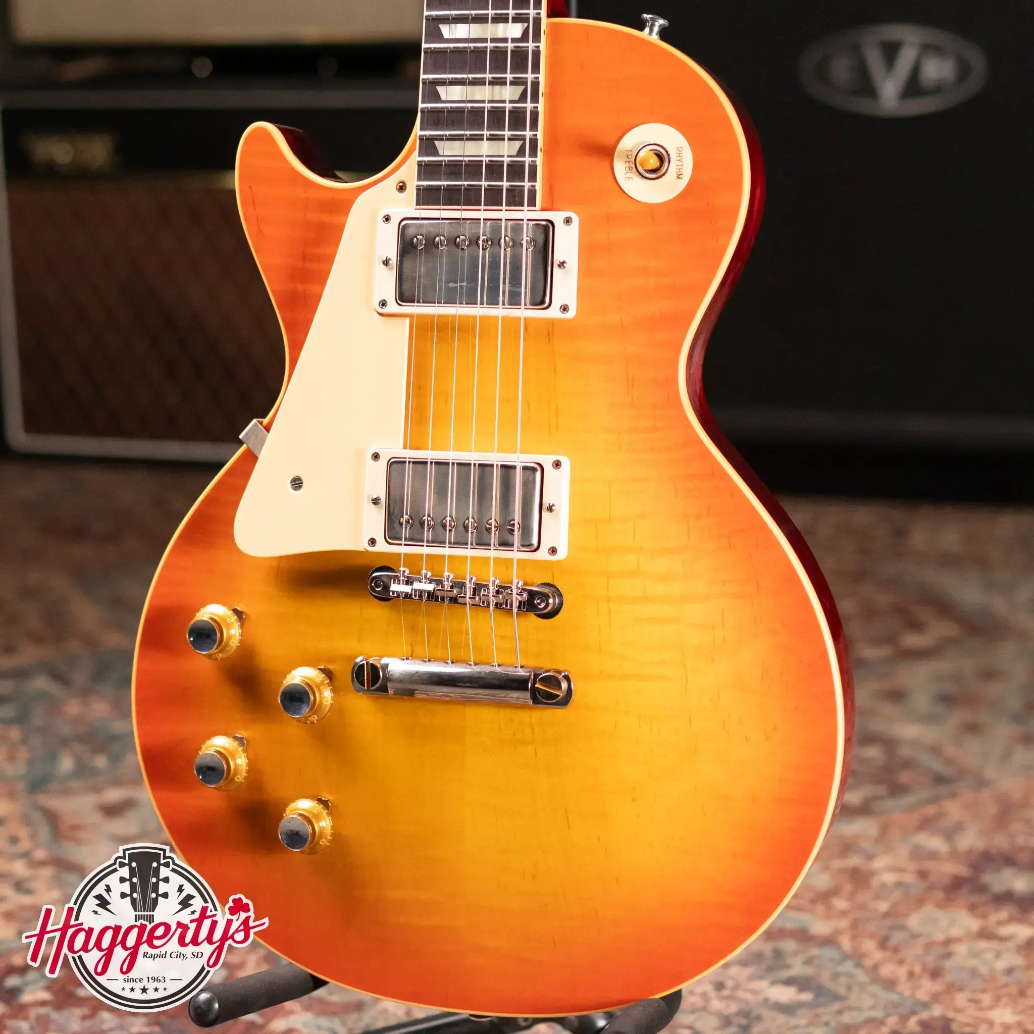 Gibson Custom Shop 1960 Les Paul Standard Reissue VOS Left-Handed Electric Guitar - Tangerine with Hardshell Case