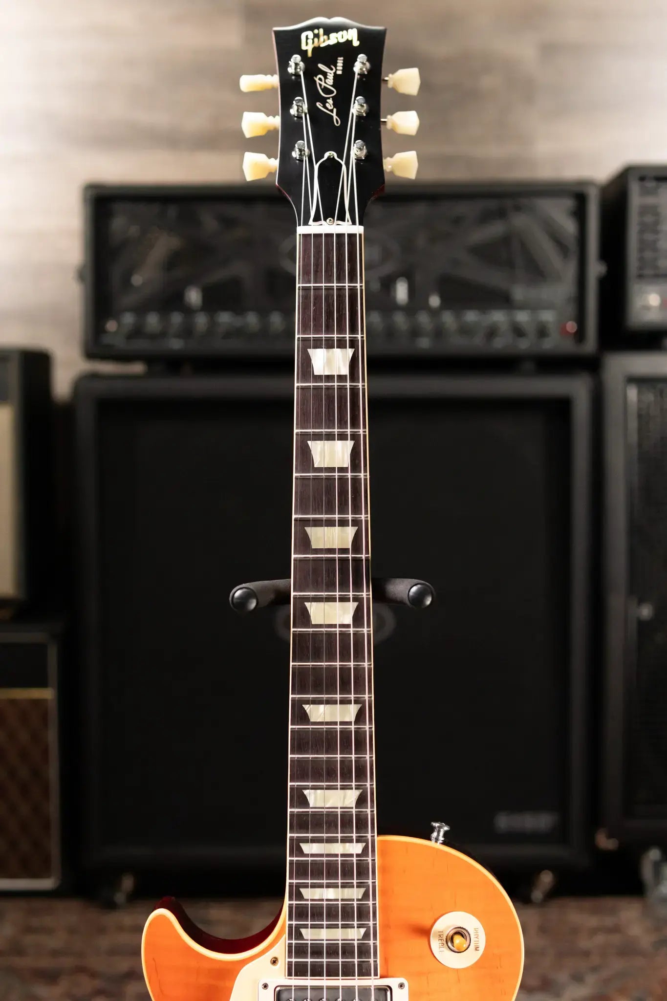 Gibson Custom Shop 1960 Les Paul Standard Reissue VOS Left-Handed Electric Guitar - Tangerine with Hardshell Case