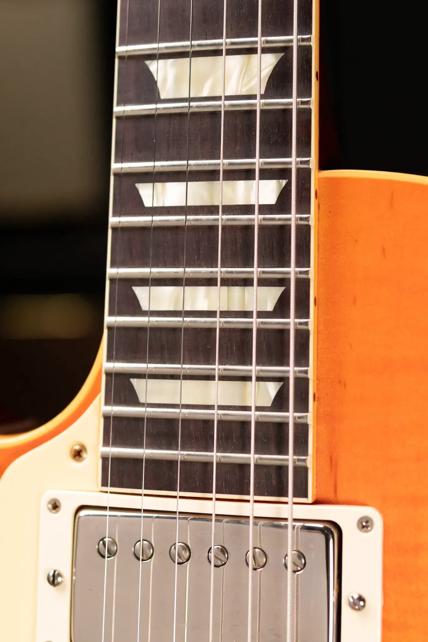 Gibson Custom Shop 1960 Les Paul Standard Reissue VOS Left-Handed Electric Guitar - Tangerine with Hardshell Case