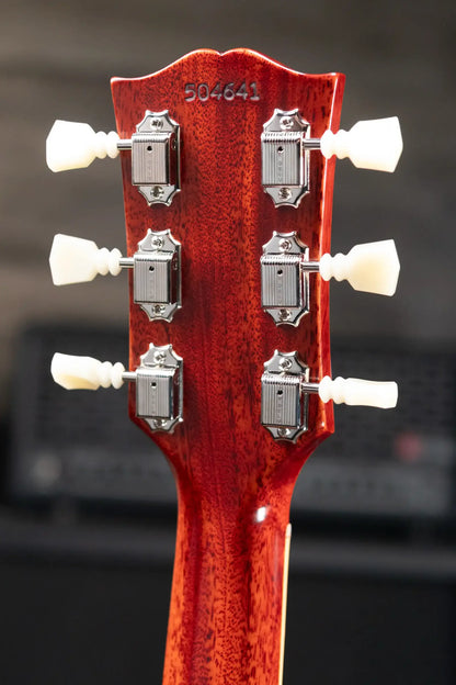 Gibson Custom Shop 1961 SG Les Paul Standard Stop Bar VOS Reissue Electric Guitar - Cherry Red with Hardshell Case