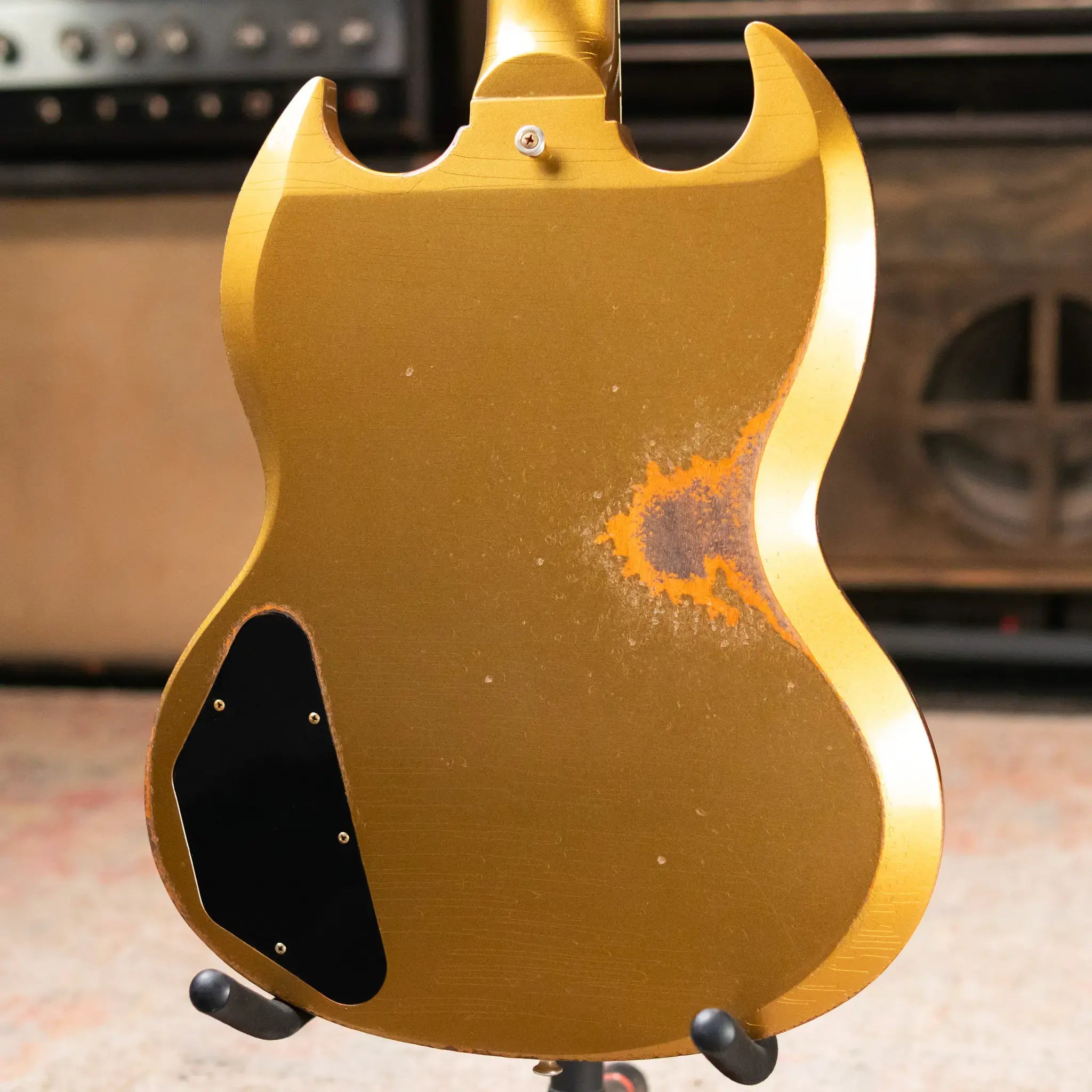 Gibson Custom Shop 1961 SG Standard Murphy Lab Ultra Heavy Aged Electric Guitar - Double Gold Aged with Hardshell Case
