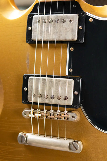 Gibson Custom Shop 1961 SG Standard Murphy Lab Ultra Heavy Aged Electric Guitar - Double Gold Aged with Hardshell Case