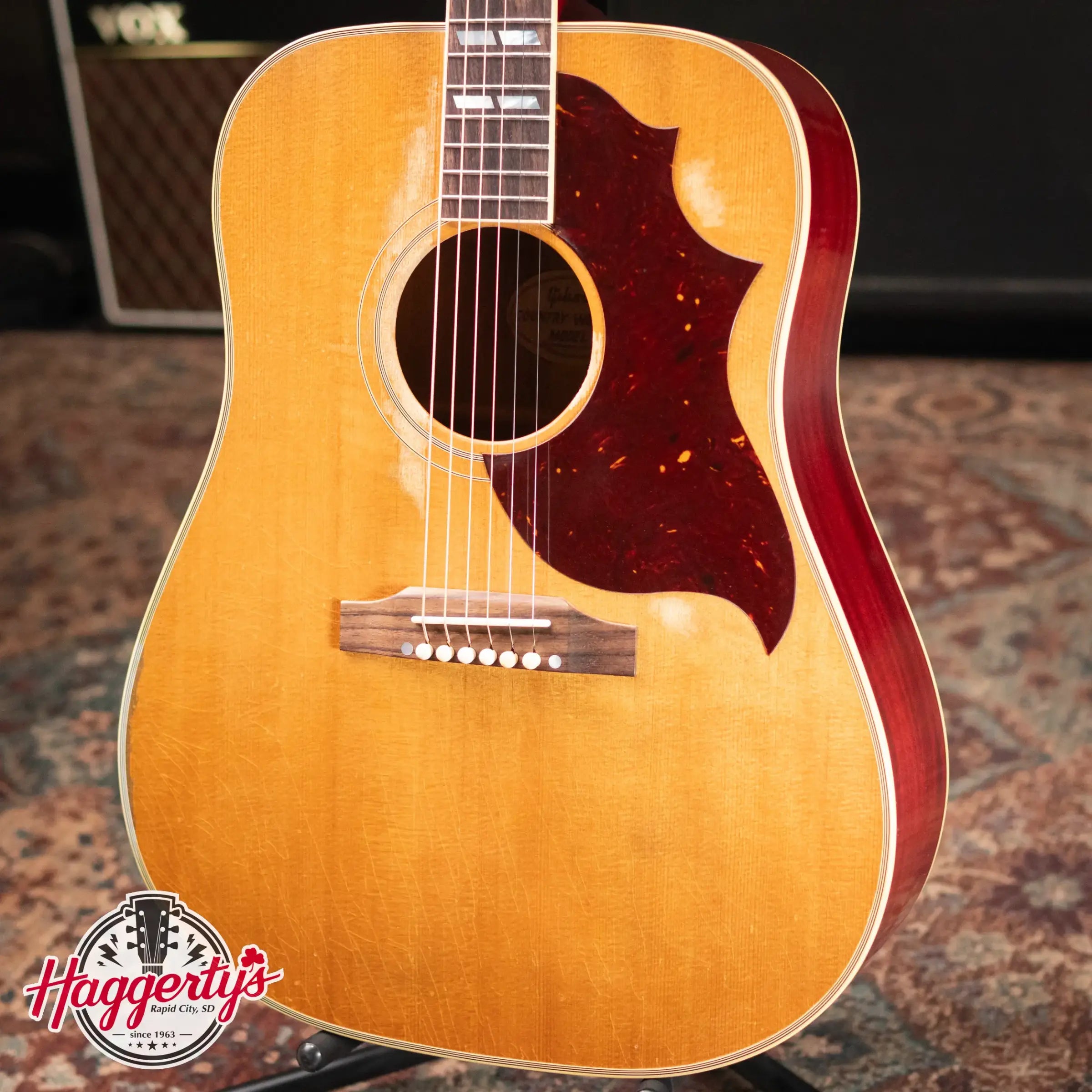 Gibson Custom Shop 1963 Country Western Murphy Lab Heavy Aged Acoustic Guitar - Smoked Natural with Hardshell Case