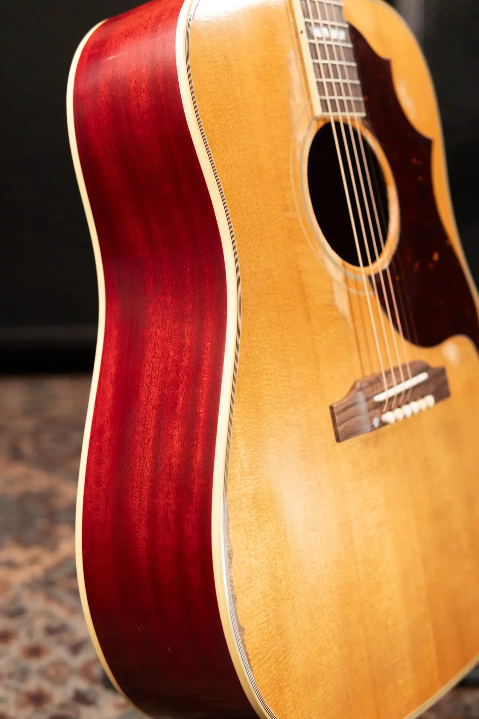 Gibson Custom Shop 1963 Country Western Murphy Lab Heavy Aged Acoustic Guitar - Smoked Natural with Hardshell Case