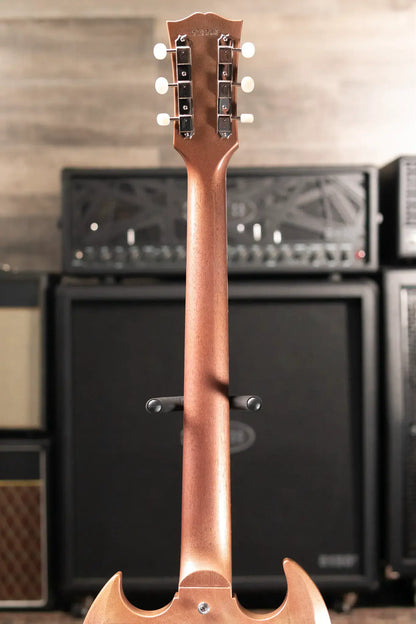 Gibson Custom Shop 1963 SG Junior Lightning Bar Bridge Electric Guitar - TV Heather Poly VOS with Hardshell Case
