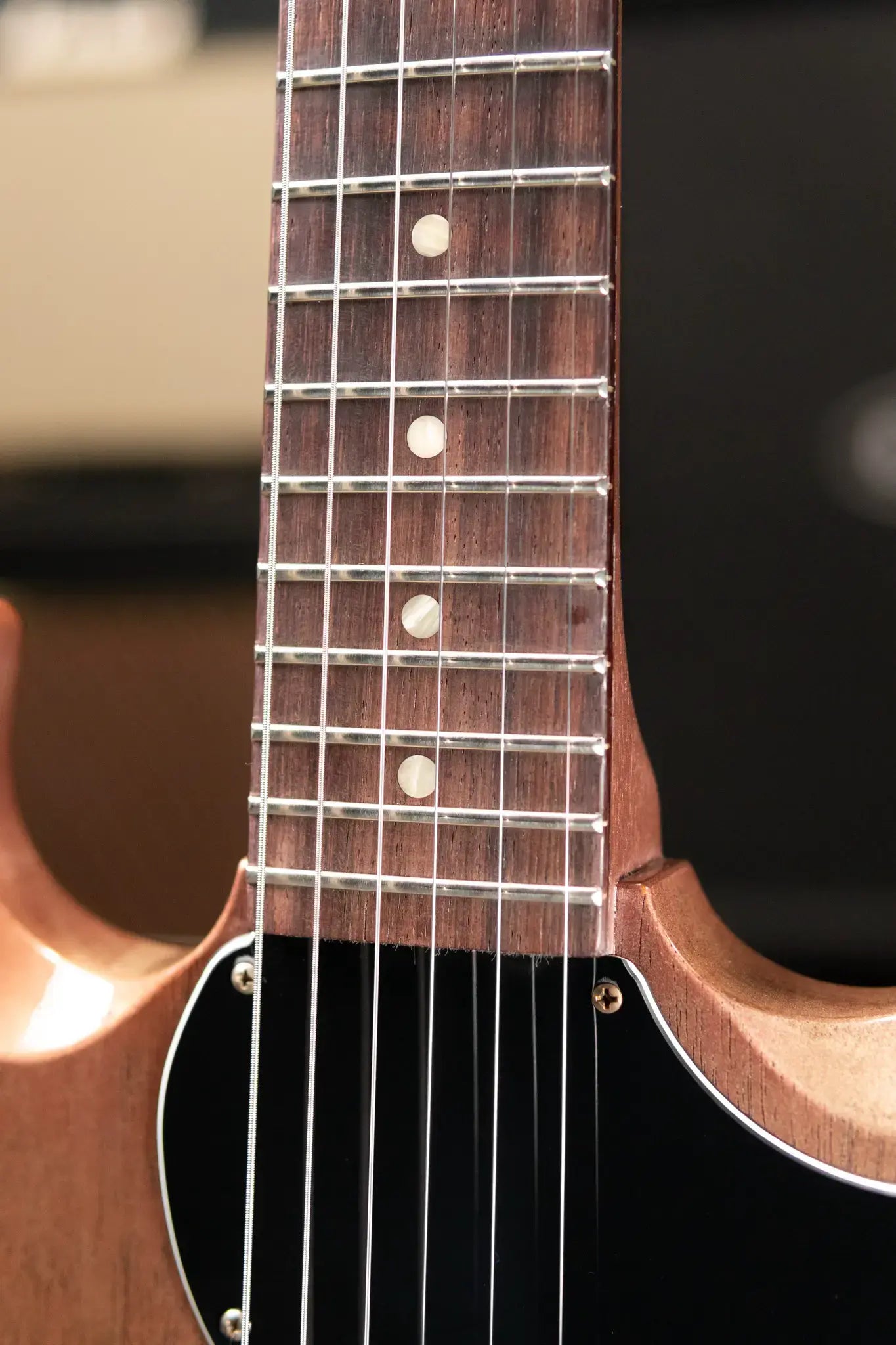 Gibson Custom Shop 1963 SG Junior Lightning Bar Bridge Electric Guitar - TV Heather Poly VOS with Hardshell Case