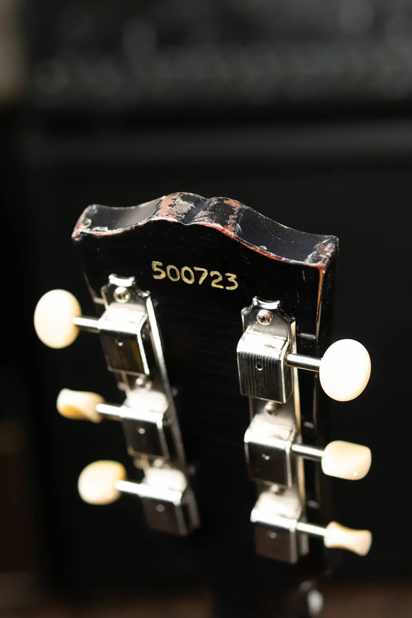 Gibson Custom Shop 1963 SG Junior Lightning Bar Murphy Lab Light Aged Electric Guitar - Silver Fox with Hardshell Case