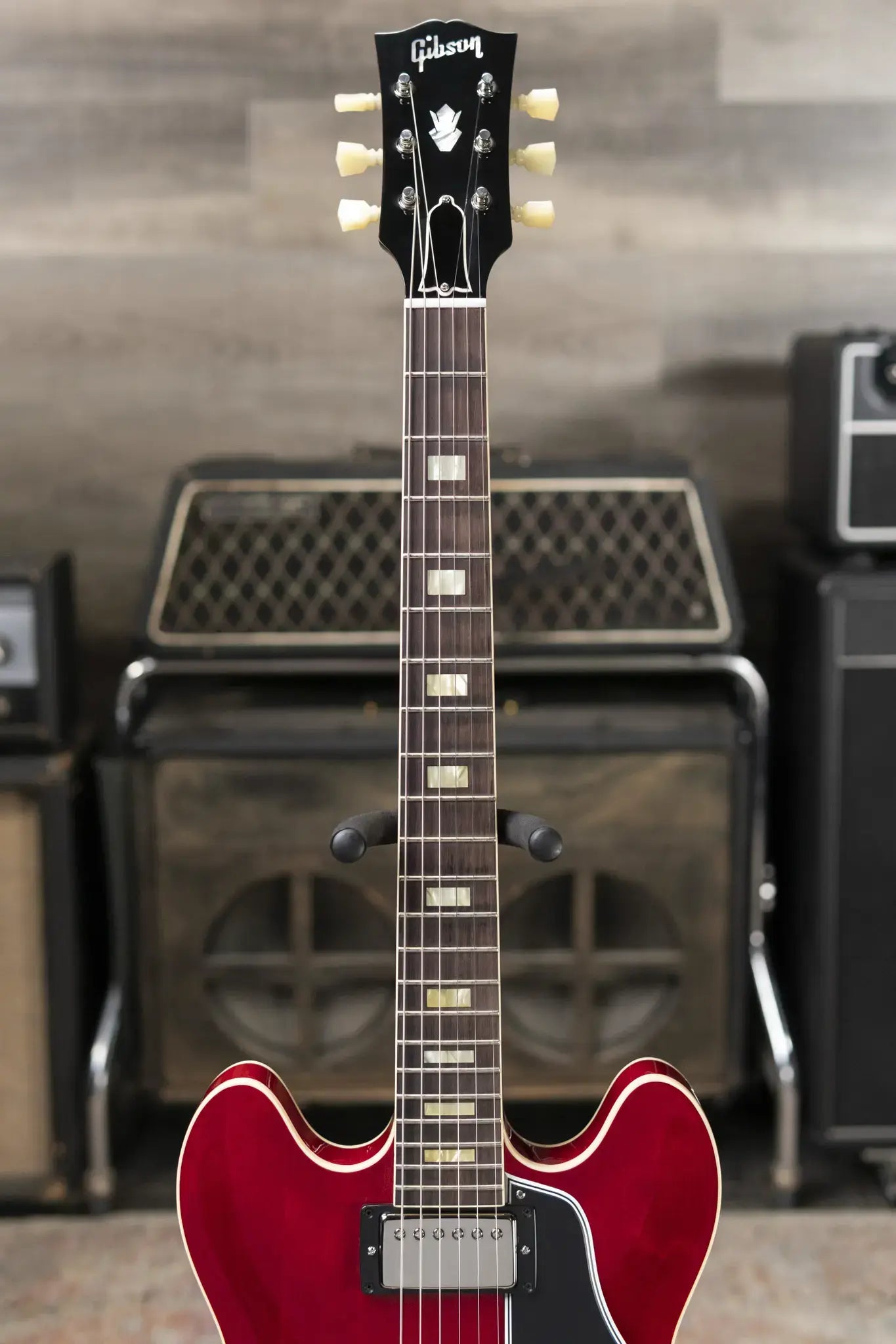 Gibson Custom Shop 1964 ES-335 Reissue Semi-Hollow Electric Guitar - Viking Red Gloss with Hardshell Case