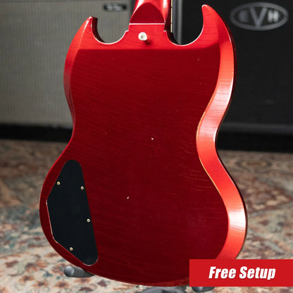 Gibson Custom Shop 1964 SG Standard Batwing Murphy Lab Light Aged Electric Guitar - Sparkling Burgundy with Hardshell Case