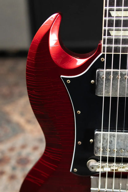 Gibson Custom Shop 1964 SG Standard Batwing Murphy Lab Light Aged Electric Guitar - Sparkling Burgundy with Hardshell Case