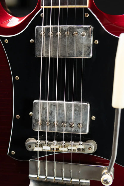 Gibson Custom Shop 1964 SG Standard Batwing Murphy Lab Light Aged Electric Guitar - Sparkling Burgundy with Hardshell Case