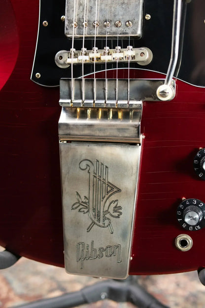 Gibson Custom Shop 1964 SG Standard Batwing Murphy Lab Light Aged Electric Guitar - Sparkling Burgundy with Hardshell Case