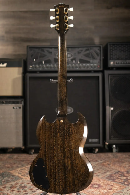 Gibson Custom Shop 1964 SG Standard with Maestro Electric Guitar - TV Black Gold with Hardshell Case