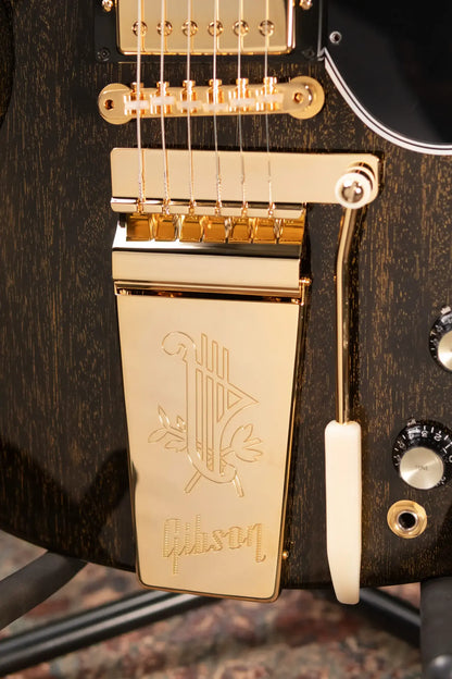 Gibson Custom Shop 1964 SG Standard with Maestro Electric Guitar - TV Black Gold with Hardshell Case