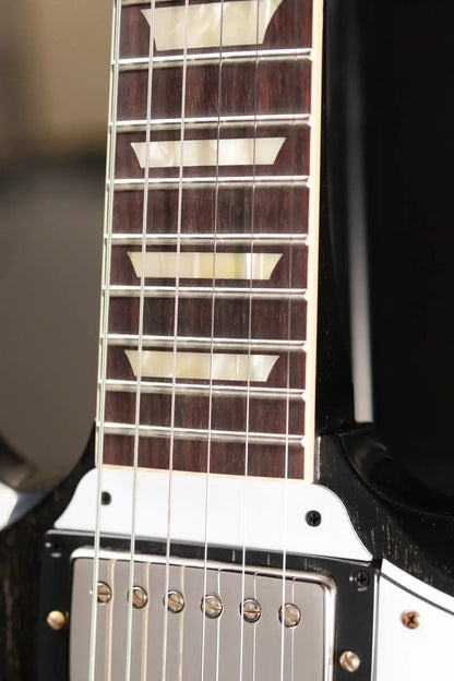 Gibson Custom Shop 1964 SG Standard with Maestro VOS Electric Guitar - Silver Fox with Hardshell Case