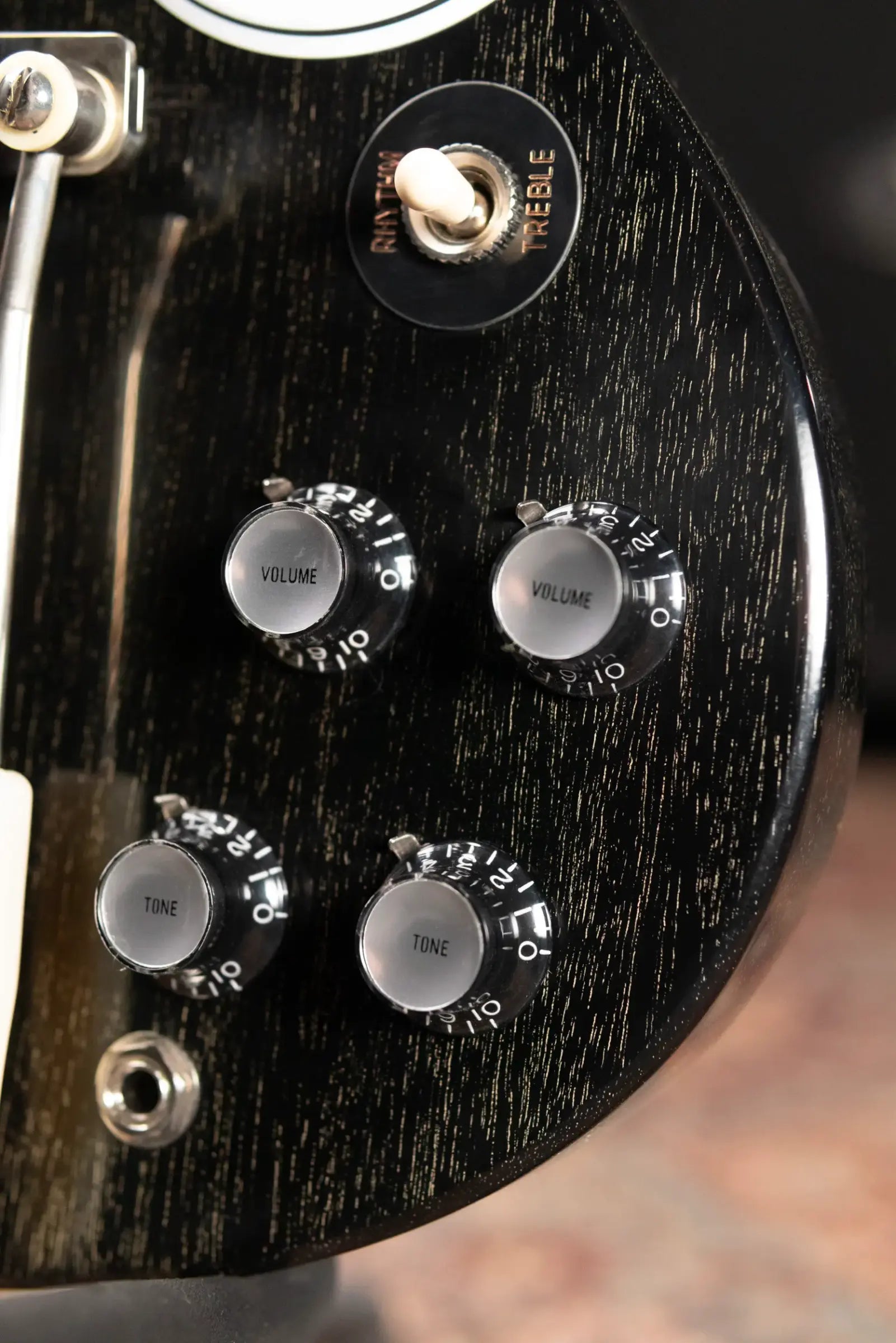 Gibson Custom Shop 1964 SG Standard with Maestro VOS Electric Guitar - Silver Fox with Hardshell Case