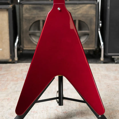 Gibson Custom Shop 1967 Mahogany Flying V Reissue with Maestro Vibrola Electric Guitar - Sparkling Burgundy with Hardshell Case