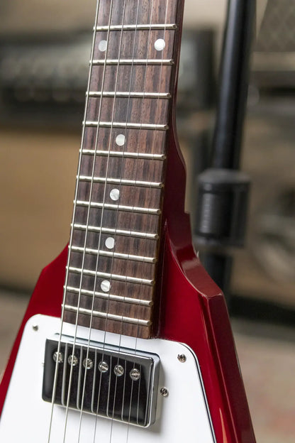 Gibson Custom Shop 1967 Mahogany Flying V Reissue with Maestro Vibrola Electric Guitar - Sparkling Burgundy with Hardshell Case
